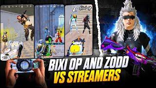 BIXI Op & Zodd vs 5 Streamer’s | Fastest 1vs4 Clutches in Conqueror Lobby