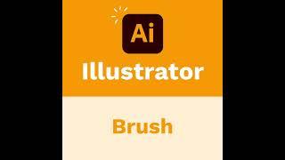 The Learnit Minute - Illustrator Brush #Illustrator #Shorts