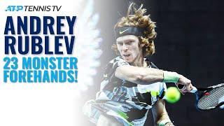 23 MONSTER Andrey Rublev Forehands 