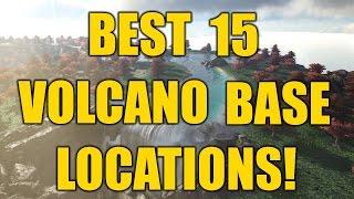 Ark Survival Evolved - Volcano Map BEST Base Locations!