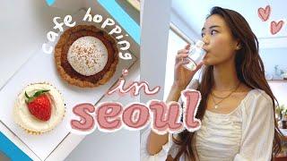 how much i spend cafe hopping in seoul  (hongdae cafes, cupcakes, gnocchi, tea set)