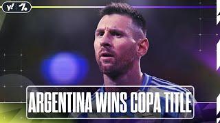 Lionel Messi, Argentina end Colombia's 28-game unbeaten run to win 2024 Copa América | OneFootball