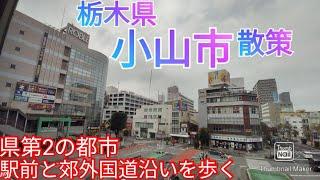 小山市ってどんな街? 県第2の都市！駅前〜国道50号線沿いの大手商業施設群を散策【栃木県】(2021年)