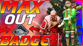 How to Max Winter Express Badge Fast  -Apex Legends Christmas EVENT [Season 3]  HOLO DAY BASH