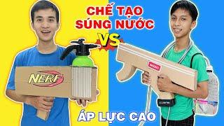 Cuộc thi chế tạo súng nước điện áp lực cao từ máy rửa xe 2 triệu vs bình tưới cây 100k