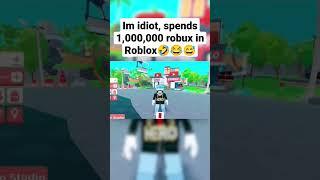 Im Spend 1Milion Robux In Avatar Shop#indieun#youtubesimulator#indieunshorts#roblox