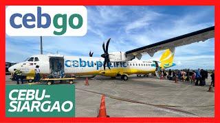 DIVERSION to CEBU! CEBGO - Cebu to Siargao ATR72 - FLIGHT REVIEW