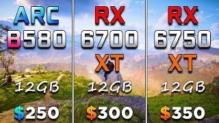 INTEL ARC B580 12GB vs RX 6700 XT 12GB vs RX 6750 XT 12GB | PC Gameplay Tested