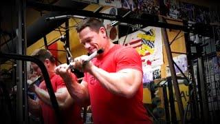 John Cena's Sleeve-Busting Arm Routine 2024