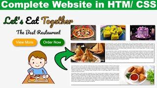 How to create a website using HTML & CSS, How To Create A Website using HTML & CSS