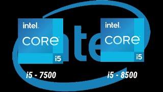 i5-7500 vs i5-8500 Desktop Processor Specification Comparison l 7th Gen vs 8th Gen Intel Processor