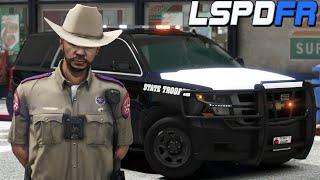 Texas Highway Patrol | Driver Shoots At Trooper | 4K Realistic Graphics | GTA 5 LSPDFR