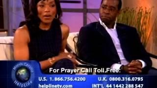 Actor Courtney Vance and Wife, Actress Angela Bassett, Appear on Helpline TV!