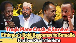 Ethiopia’s Bold Response to Somalia’s Allegations/ Tragic plane crash #ethiopia #somalia #africa