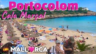 Portocolom -Cala Marçal️MALLORCA island🩷NEW karibischer Sandstrand TOP!spain #mallorca #vlogging