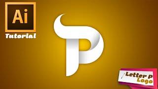 Adobe Illustrator Beginner Tutorial: Simple Letter P Logo 2020 | Javed Tech Master