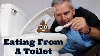 Eating Dessert From A Toilet | FunFoods