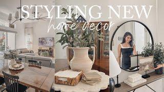 STYLING NEW HOME DECOR ITEMS AROUND MY HOME 2024 | HOME DECORATE WITH ME 2024 | HOME DECOR IDEAS