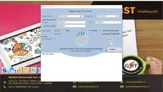 How to Import Data from Excel in WEB GST Software