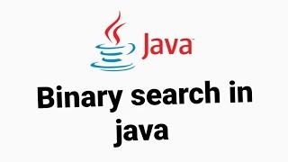 Binary search in java. #java #javaprogram #javaprogramming #CodingWithAnkit