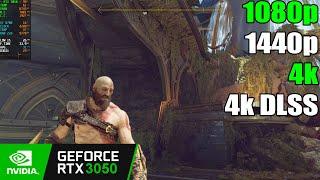 RTX 3050 | God of War - 1080p, 1440p, 4k, 4k DLSS