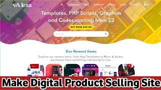 Make Digital Product Selling Website || Sell Online Ebook Script Theme Plugin || Create online Store
