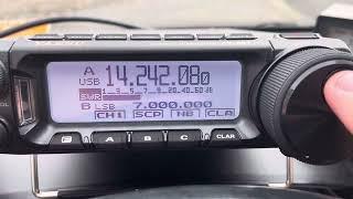 WOW!! Yaesu FT-891 Receiving Strong HF Signals!! #yaesu #ft891 #hf #hamradio