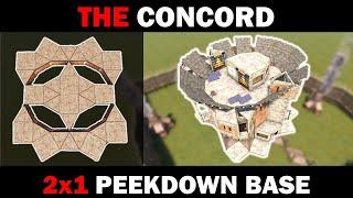 The Concord - 2x1 Peekdown Multi-TC RUST Solo/Duo/Trio Base
