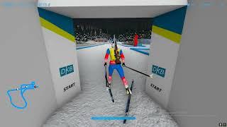 Карьера в NGL biathlon. 1 Этап Раубичах. За Анастасию Егорову