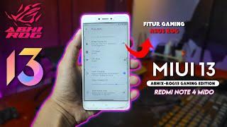 MIUI 13 Redmi Note 4 - Install Update MIUI 13 Abhix ROG Mido