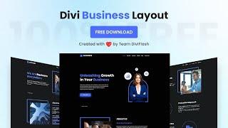 Divi Business Layout by DiviFlash [FREE DOWNLOAD]