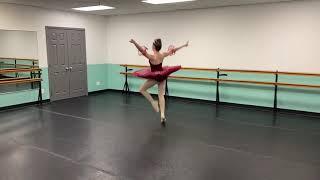 2/12/21 Competition rehearsal; Sleeping Beauty Fairy Variation- Violente