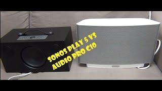 Sonos play 5 Vs Audio Pro C10(sound comparison)