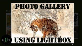 How to make photo gallery using lighbox || NarenETech