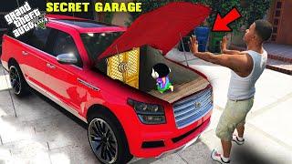 Franklin and Shinchan Found SECRET GARAGE Under Franklin's Car in GTA 5 (MALAYALAM) | Paradox FTW