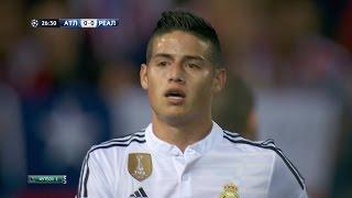 James Rodriguez vs Atletico Madrid Away UCL (14/04/2015) HD 1080i by James10i