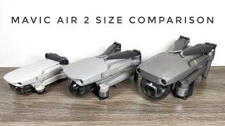 DJI Mavic Air 2 Size Comparison