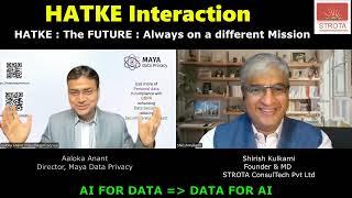 #hatke FUTURE : Introducing new deep-tech startup Maya by Aaloka Anant #startups #ai  #data