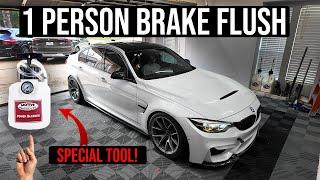 DIY Brake fluid flush on my F80 M3 | Super Easy!