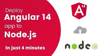 Deploy Angular 14 app to a Node.js Server in Just 4 Minutes!