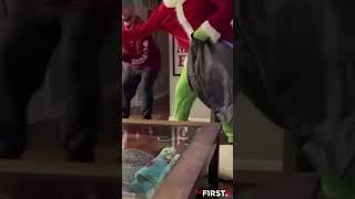 The Grinch Stealing Kids Presents