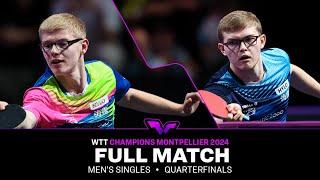 FULL MATCH | Felix Lebrun vs Alexis Lebrun | MS QF | #WTTMontpellier 2024