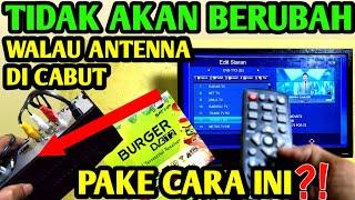 CARA MENGURUTKAN NOMOR SIARAN CHANNEL TV DI SET TOP BOX MATRIX BURGER HIJAU