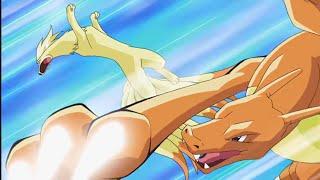 Ash's Charizard vs Ninetales || Black and White || S16 Episode 38 (English Dub)