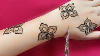 New easy stylish mehndi design | Back hand mehndi design | Simple mehndi design | Mehndi design.