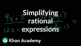 Simplifying rational expressions introduction | Algebra II | Khan Academy