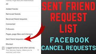 How to see already sent friend requests on Facebook? Check already sent friend requests