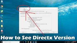 CHECK or SEE your Directx Version on Windows 10 | Easy tutorial