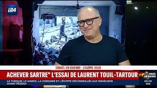 Invité du Grand Journal de i24News : Laurent Touil-Tartour, auteur de "Achever Sartre"