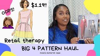 BIG 4 | COMMERCIAL SEWING PATTERN HAUL